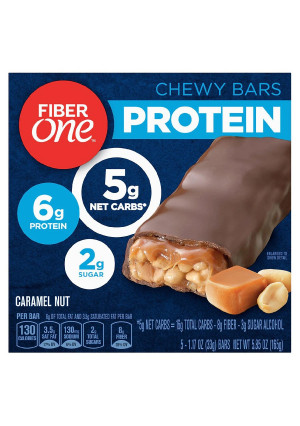 Fiber One Protein Chewy Bars Caramel Nut