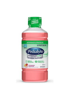 Pedialyte AdvancedCare Electrolyte Solution Strawberry Lemonade