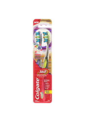 Colgate Whole Mouth Clean Toothbrushes Soft